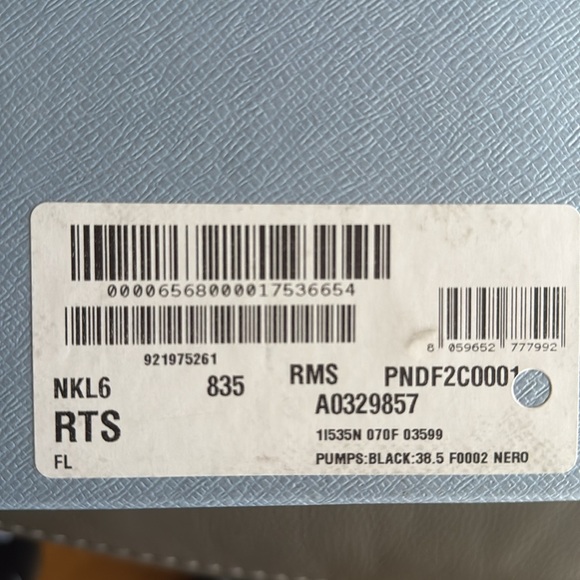 NIB PRADA Modellerie Pointed toe kitten Heel Slingback PUMP/shoes 8-8.5 US/38.5 - Picture 14 of 16